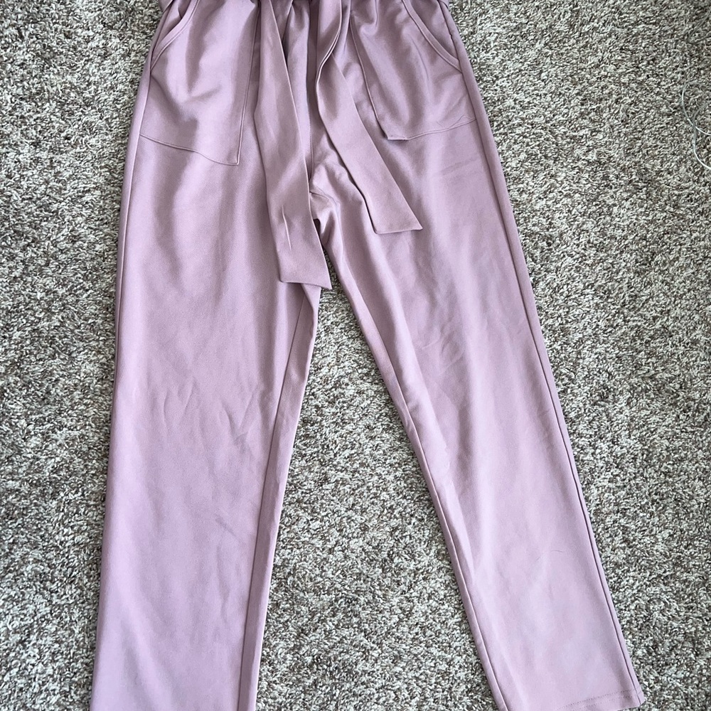 XS Grace Karin Paper Bag Waist Slacks